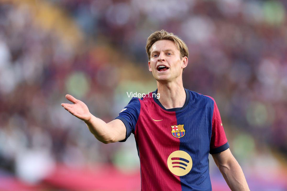 Here is the latest update on frenkie de jongs future at barcelona