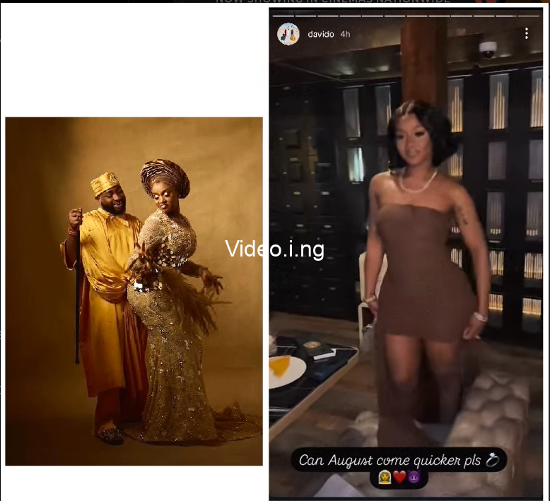 Can august come already davido says as he anticipates his white wedding with chioma