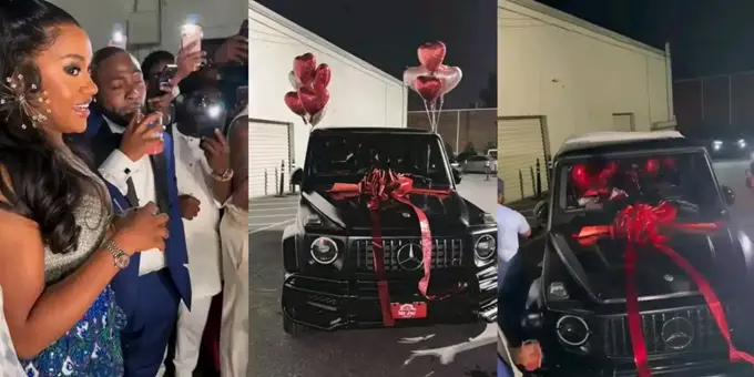 Uche mmaduagwu accuses davido of gifting chioma rented g wagon