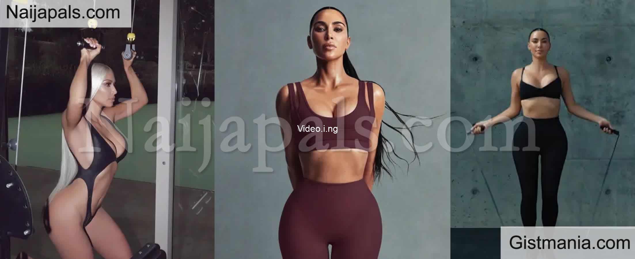 Kim kardashian reveals workout secrets that keep her in shape at