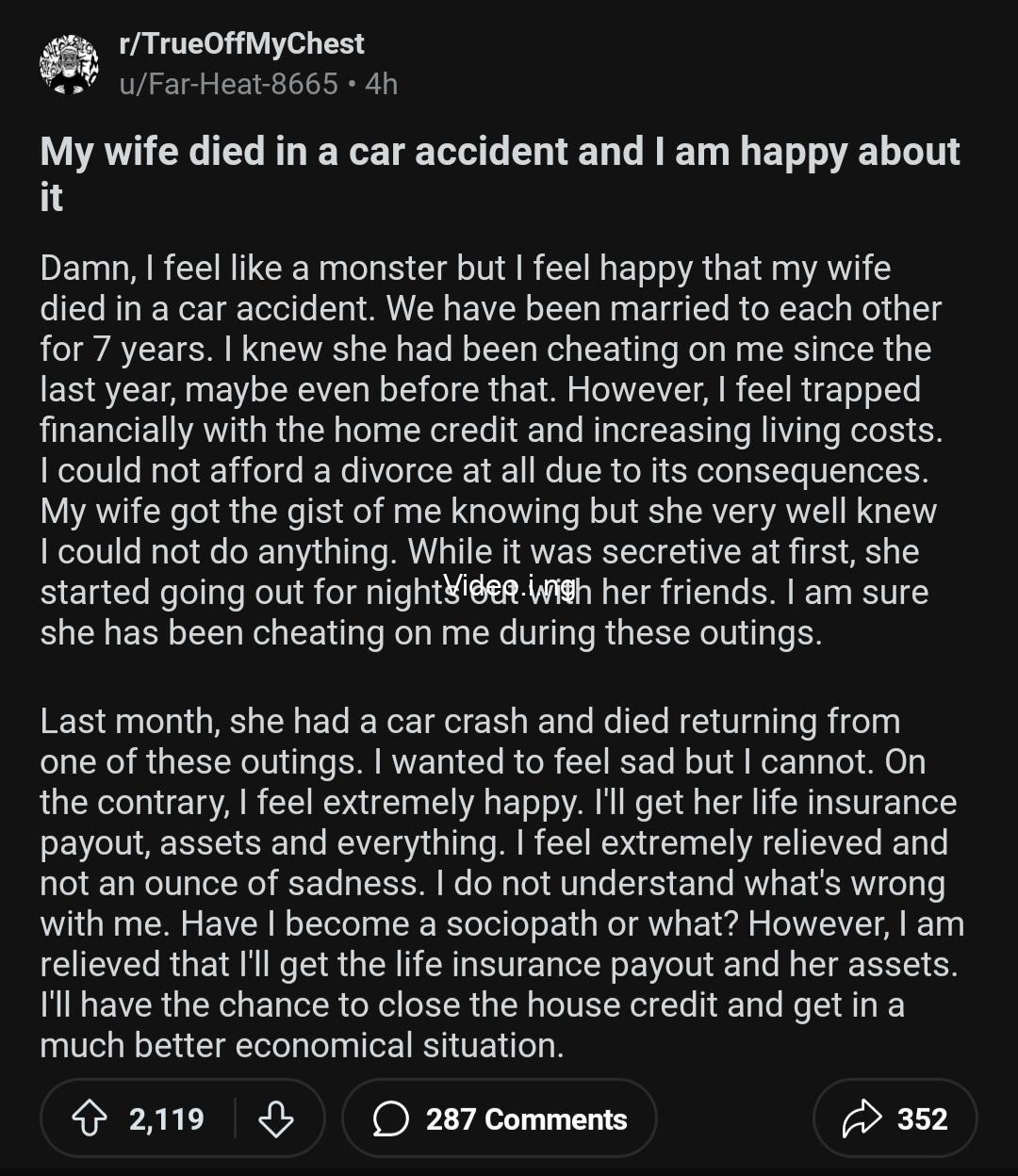 My wife left me after my accident thinking i will suffer die but a caring maid saved me