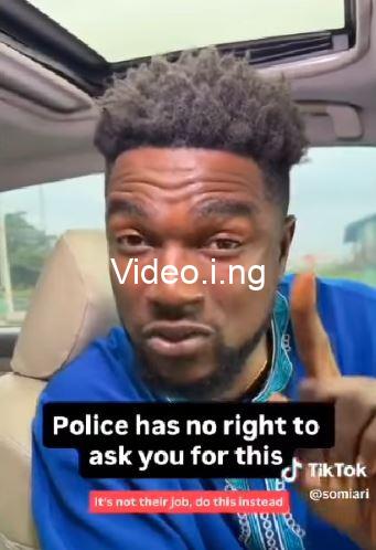 Police frsc have no right to check your car particulars nigerian man shares advice from his lawyer