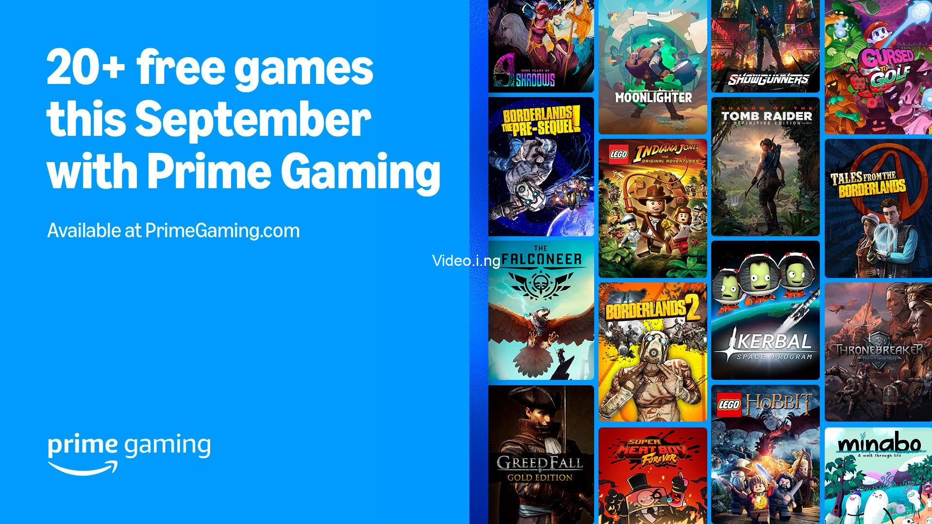Top 10 video games that you can get for free using prime gaming in september