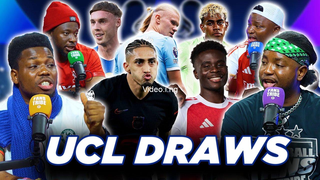 Ucl 2025 2026 draw fans reaction by talkfootyfc watch video
