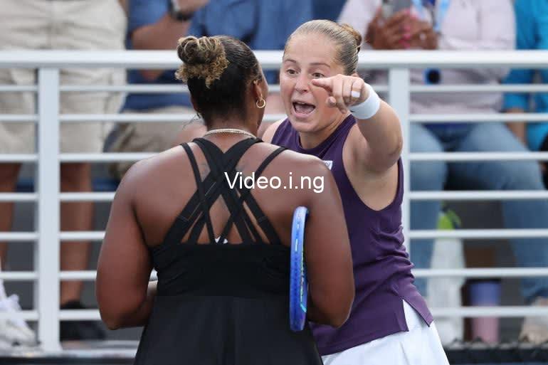 You have no class no education furious tennis player ostapenka lashes out at opponent taylor townsend on court after us open loss video