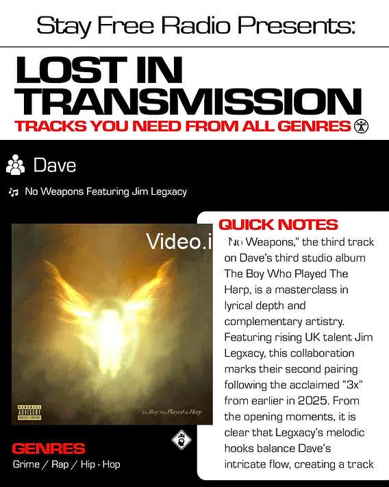 Dave jim legxacy no weapons