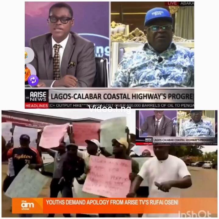 Ebonyi state youths gives arise tv anchor rufai oseni 24 hours to apologise to david umahi for disrespecting him on national tv