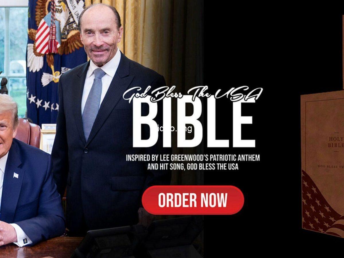 Happy holy week is donald trump now selling bibles 59 99 god bless the usa bibles