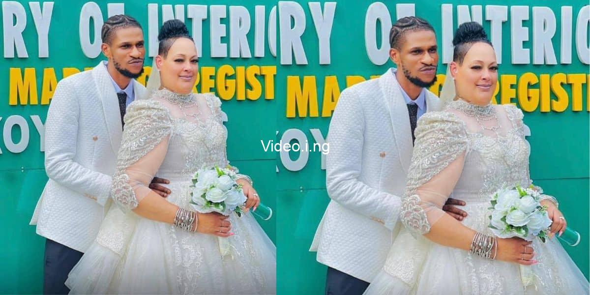 Hes not going anywhere american woman celebrate 2 months wedding with her nigerian husband