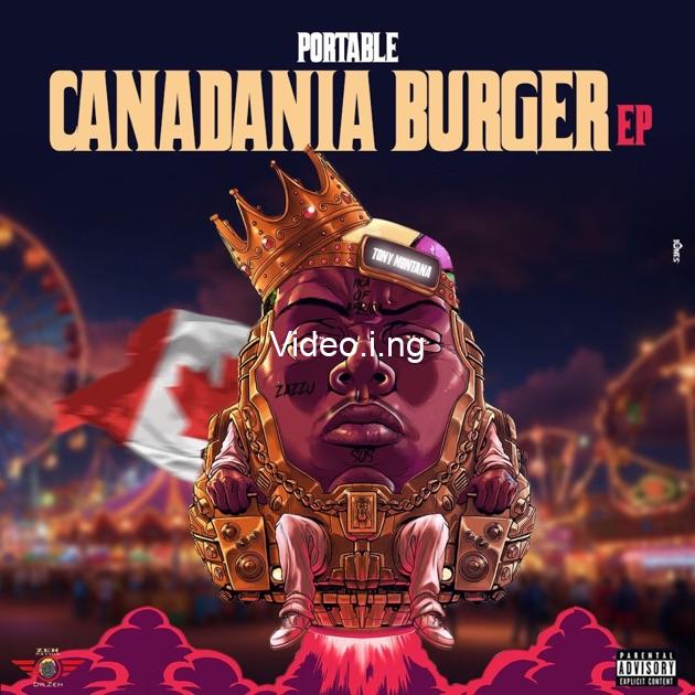 Portable canadania burger