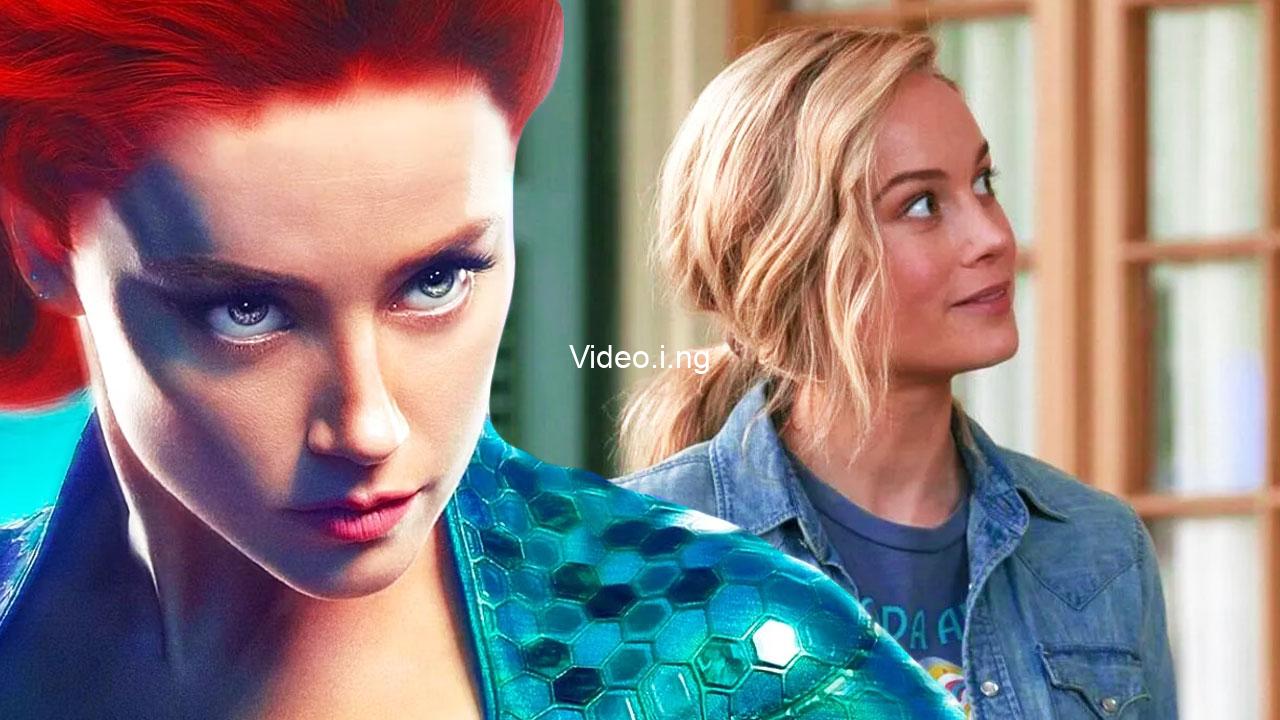 Amber heard vs brie larson situations so dire aquaman 2 may not even beat the marvels lowest mcu box office record