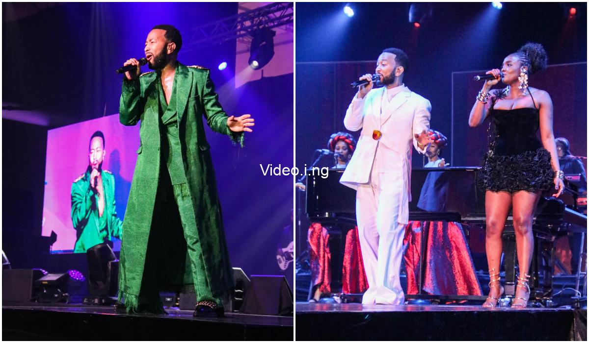 John legend and simis vocal chemistry sets global citizen move afrika stage ablaze