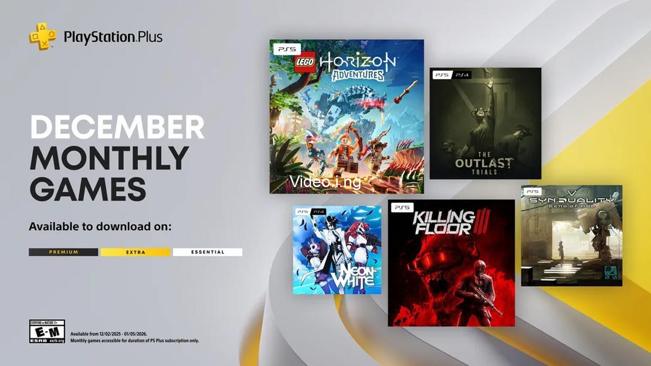 Ps plus monthly free games for december 2025 revealed