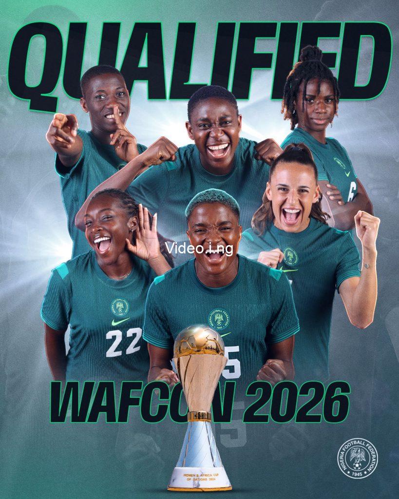 Super falcons secure qualification for wafcon