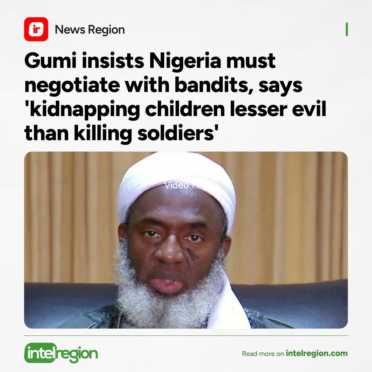 Kidnapping children is lesser evil than killing soldiers sheik gumi