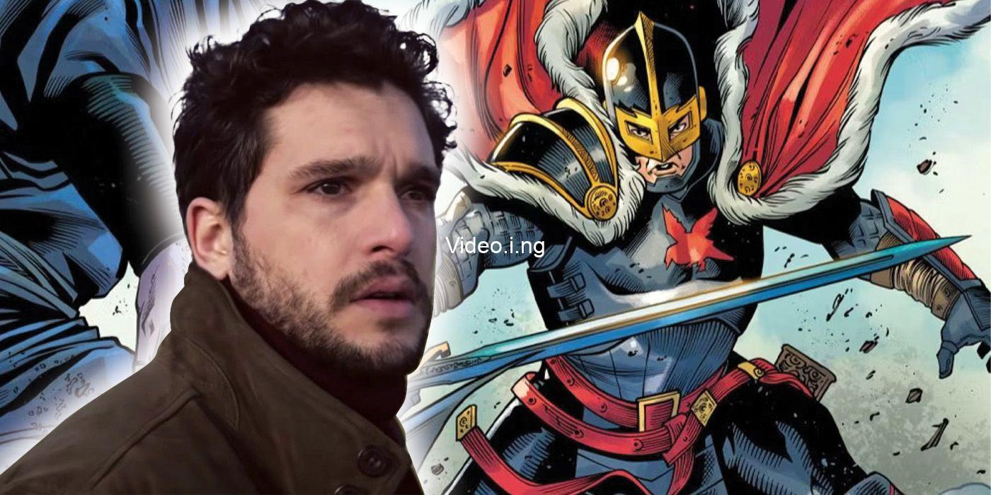 Kit haringtons mcu future as black knight gets exciting update