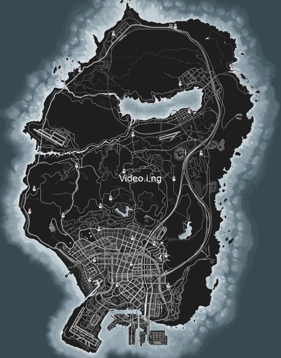 All snowman locations in gta online