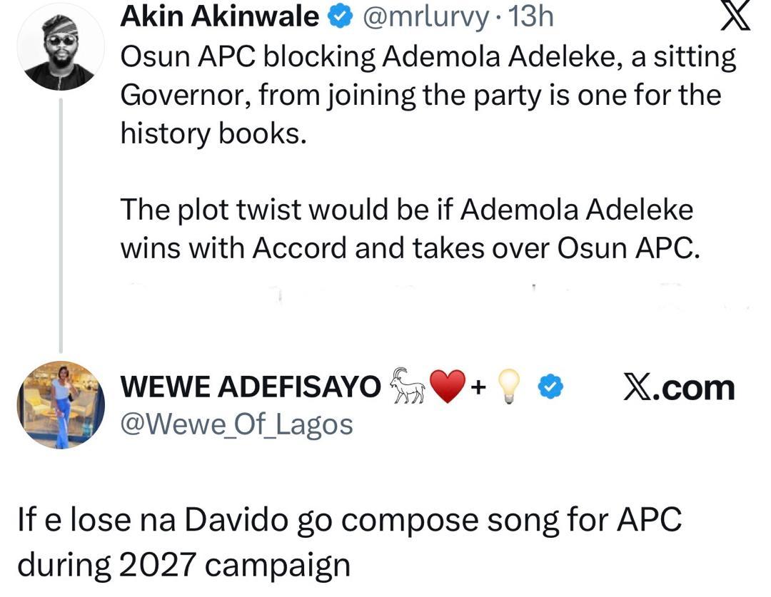 Davido clapsback at troll who asked him to go sit down