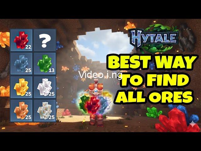 How to find all ores in hytale