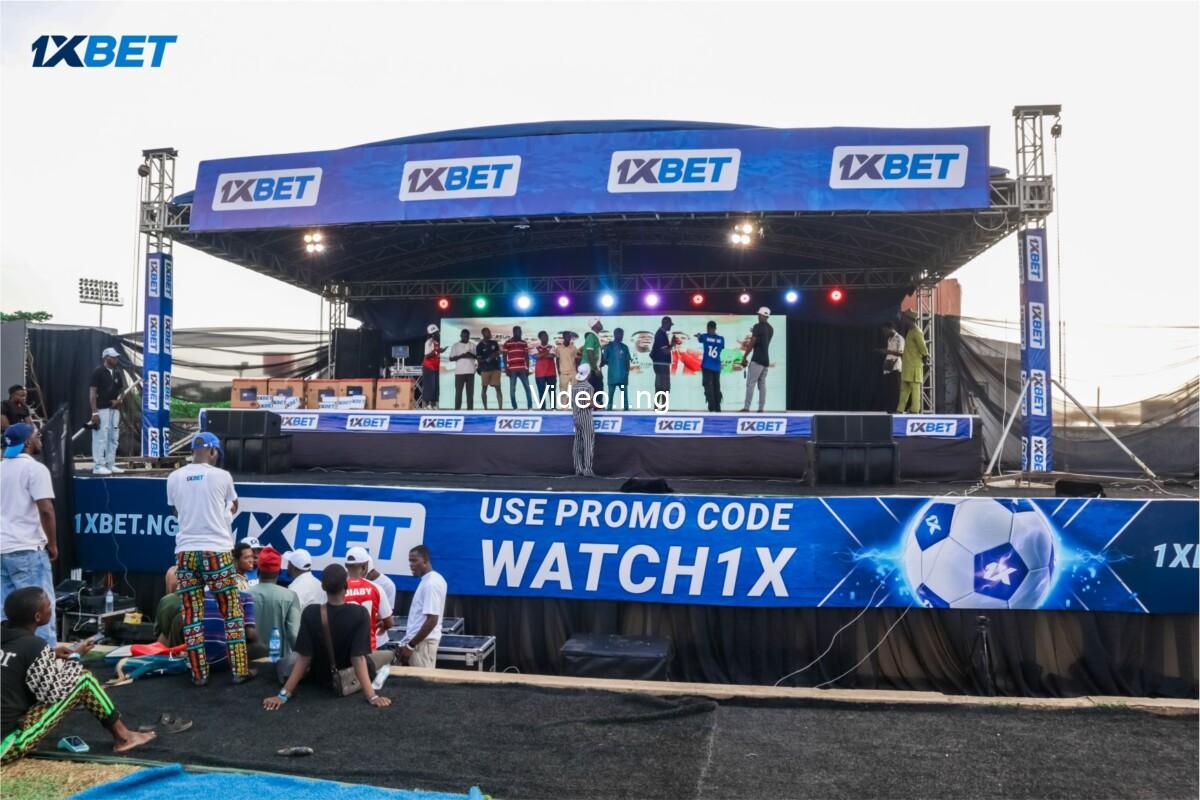 Join 9jaflaver 1xbet at the ibadan watch party match between chelsea vs arsenal