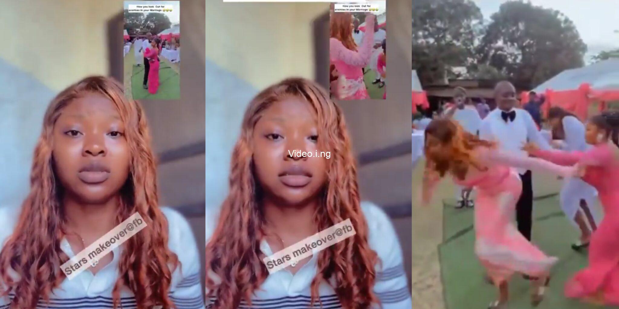 Lady apologises after video of her attempting to twerk on her friends husband went viral