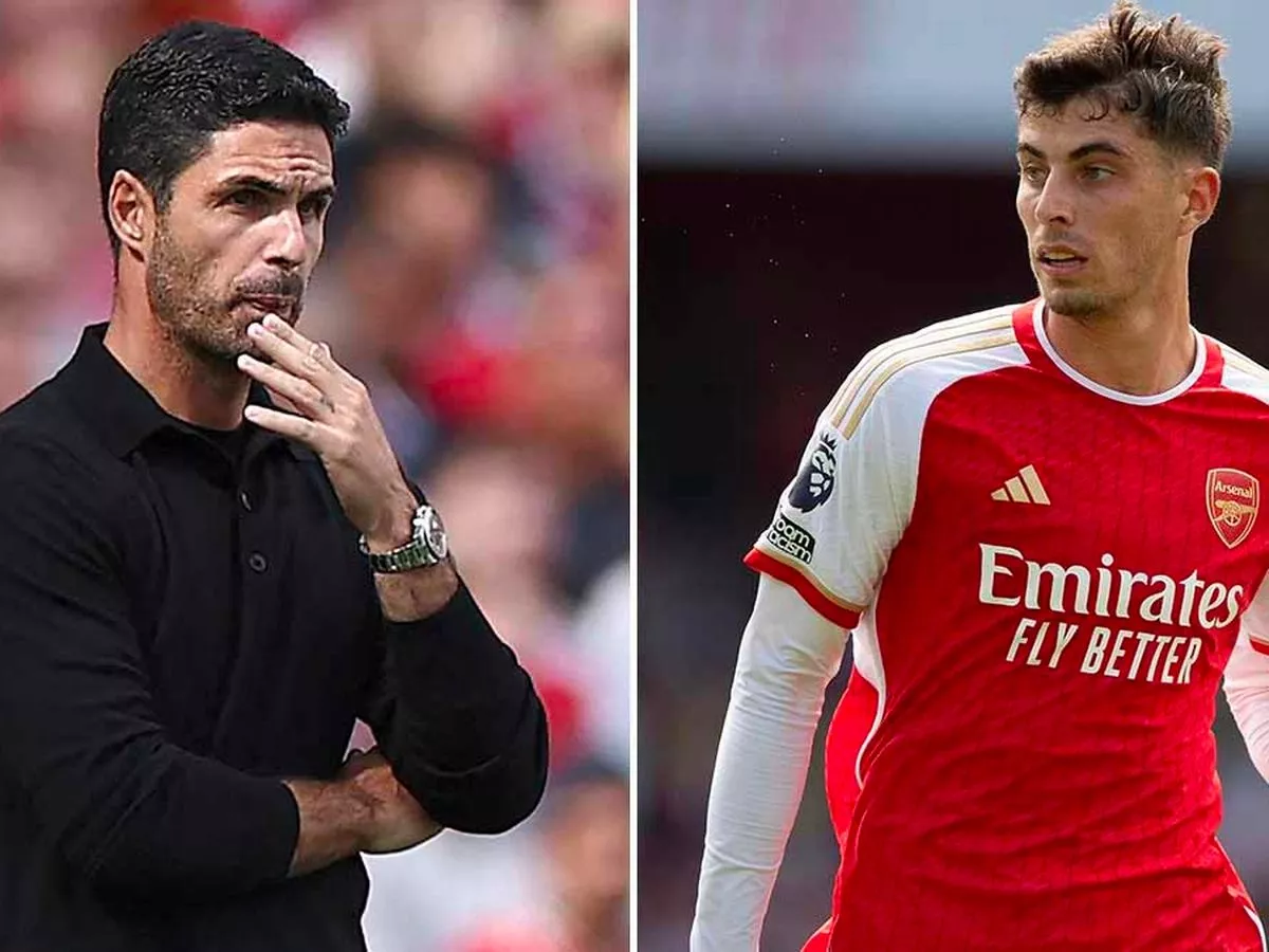Mikel arteta reacts to kai havertzs performance at arsenal