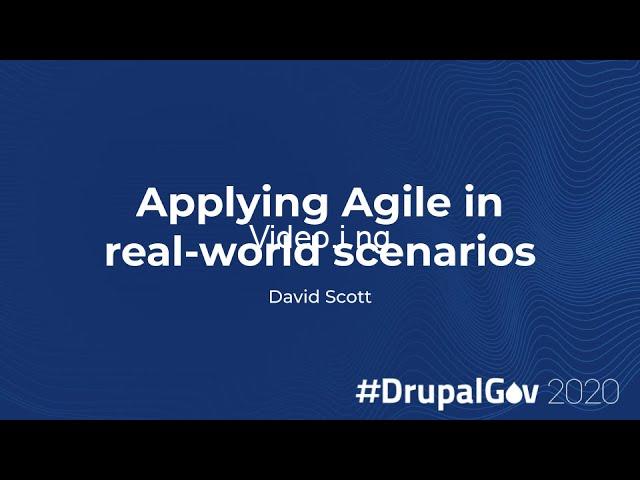Octad real world agile web app