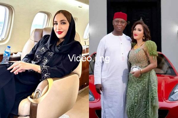 She has been a constant source of stability and peace in my life senator ned nwoko praises his moroccan wife laila for being a good woman