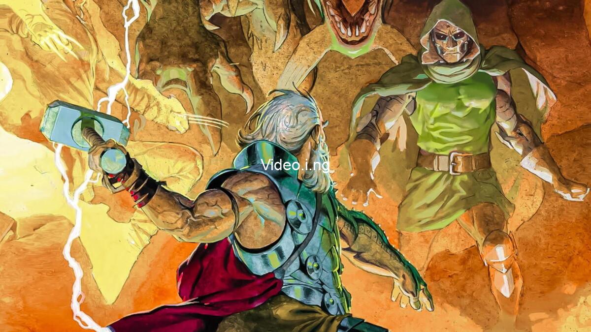 When thor fought with doctor doom for 99 years to save the universe in marvel