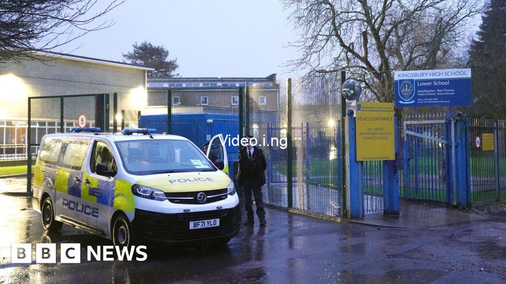 13 year old boy arrested after stabbing two children at london school