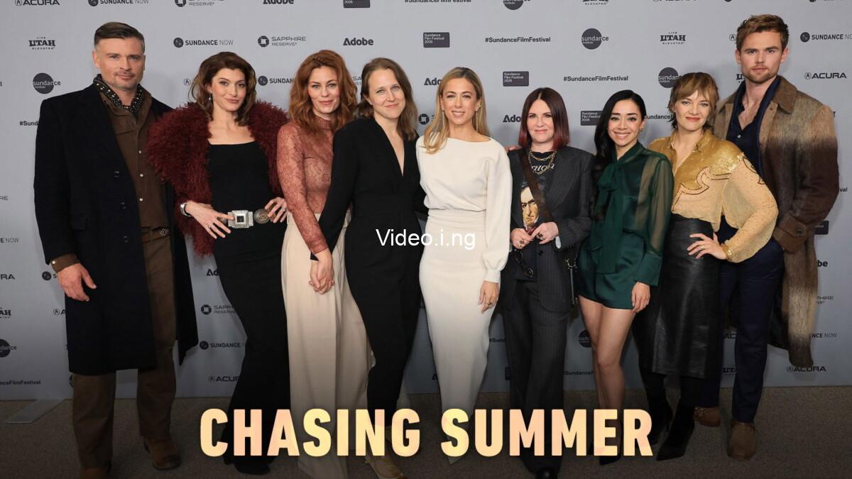 The cast and crew of chasing summer on homecoming and collaboration at sundance