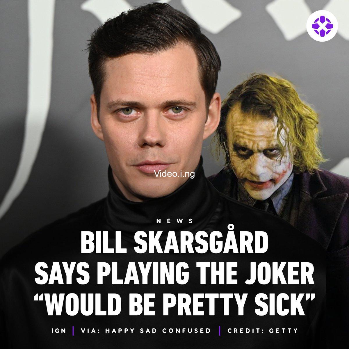 Bill Skarsgård Thinks Playing The Joker Would Be ‘Sick’
