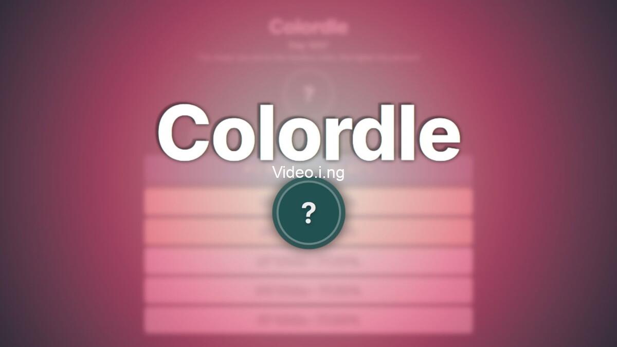Colordle hints and answer for today march 2