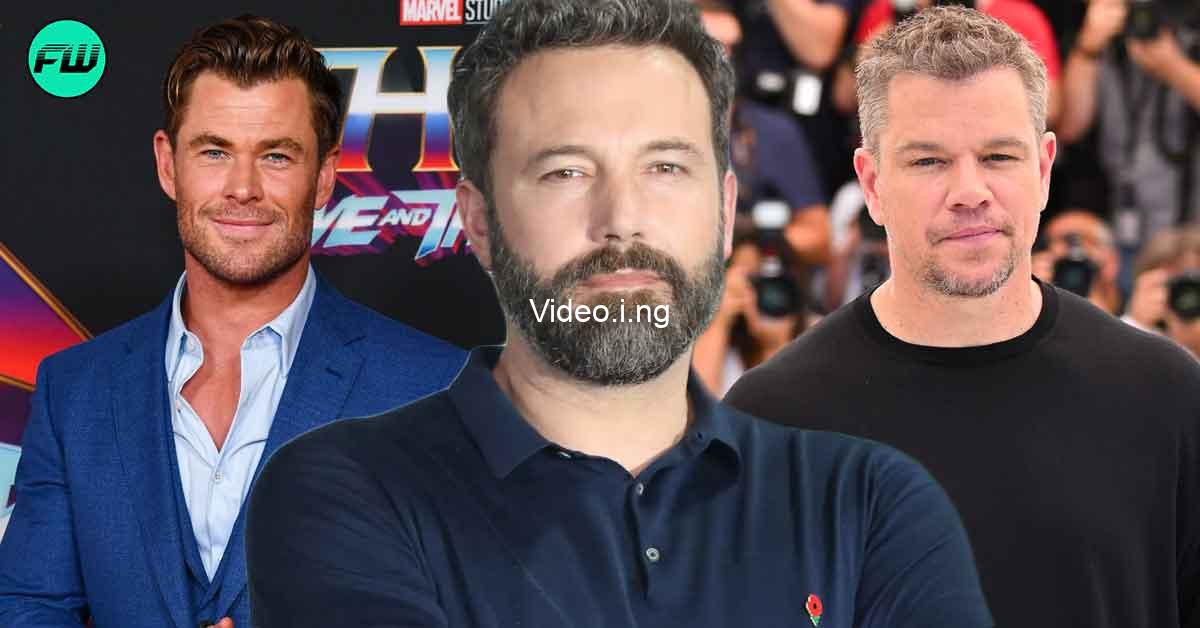 I dont want to sit next to chris hemsworth ben affleck trolled thor love and thunder star after he allegedly stole matt damon to australia