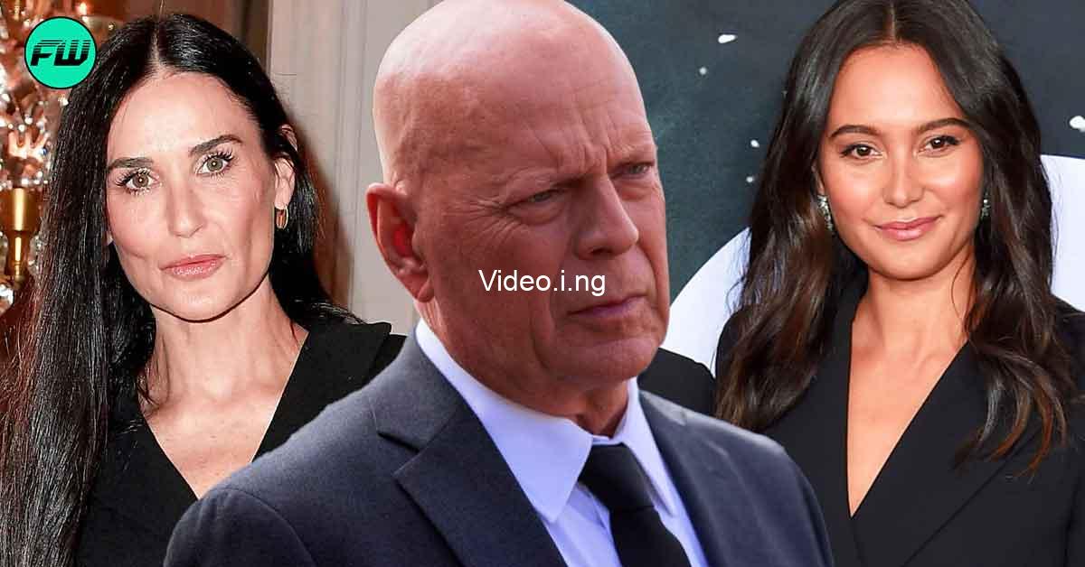 I still love demi bruce willis made shocking confession to ex wife demi moore despite leaving her for emma heming as die hard star struggles with aphasia