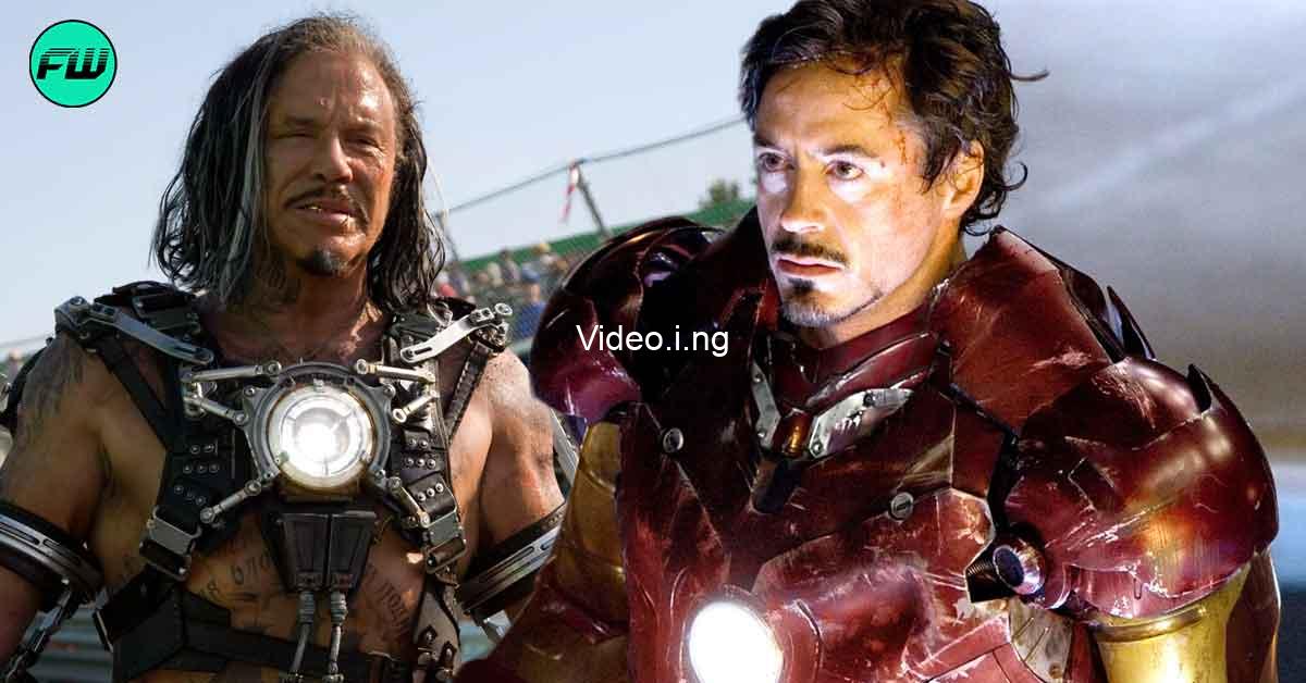 Marvel gambled twice with robert downey jr s career after bringing mickey rourke on board in iron man 2 despite actors highly erratic behaviour