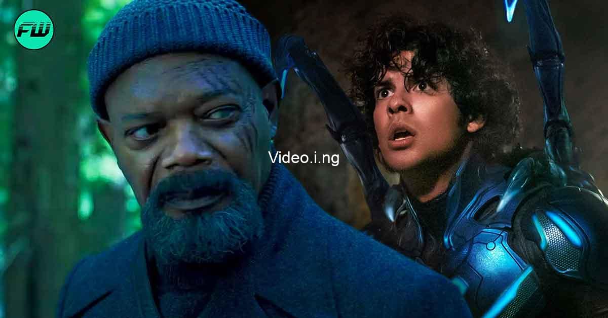 Story is expanding expect a lot more blue beetle in future as director signals xolo mariduenas jaime reyes as dcus nick fury