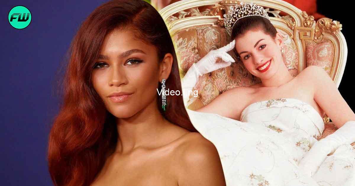 Wed make it work despite fans rallying behind zendaya anne hathaway steals the spotlight and says shes more than willing to return for princess diaries
