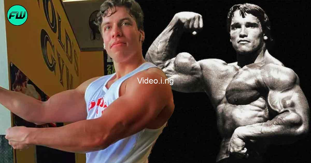 What the heck is this guy doing arnold schwarzeneggers son with his maid was always nervous around the 7 times mr olympia winner