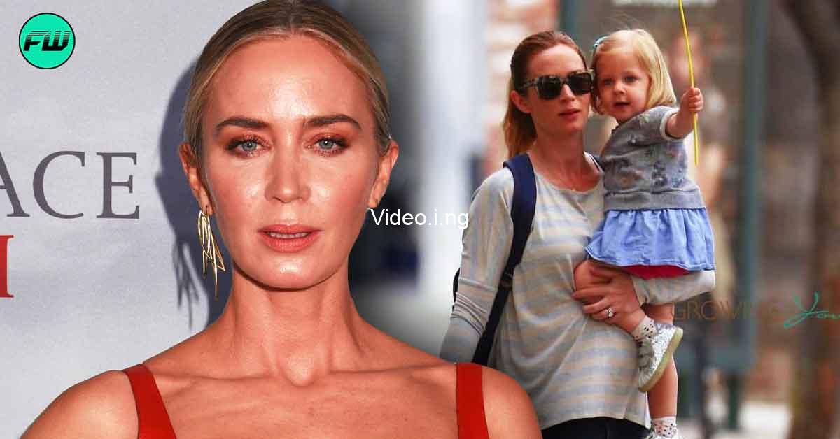 Whoa mama big emily blunt got brutally trolled by then 2 year old daughter while trying to have an intimate mother daughter bonding moment