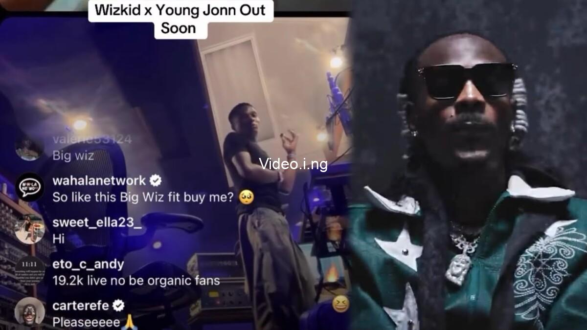 Wizkid Says ‘New Album Soon’ — Shares Snippet with Young Jonn via IG Live