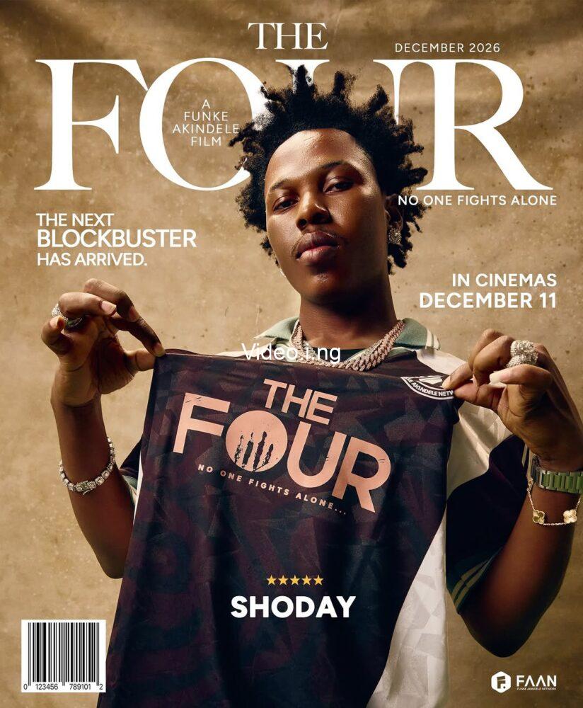 Shoday Joins the Cast of Funke Akindele’s Film, The Four
